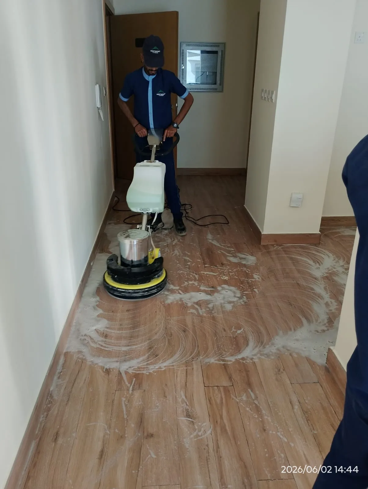 Cleaning team carrying out deep cleaning inside a Dubai home — supporting project view 1