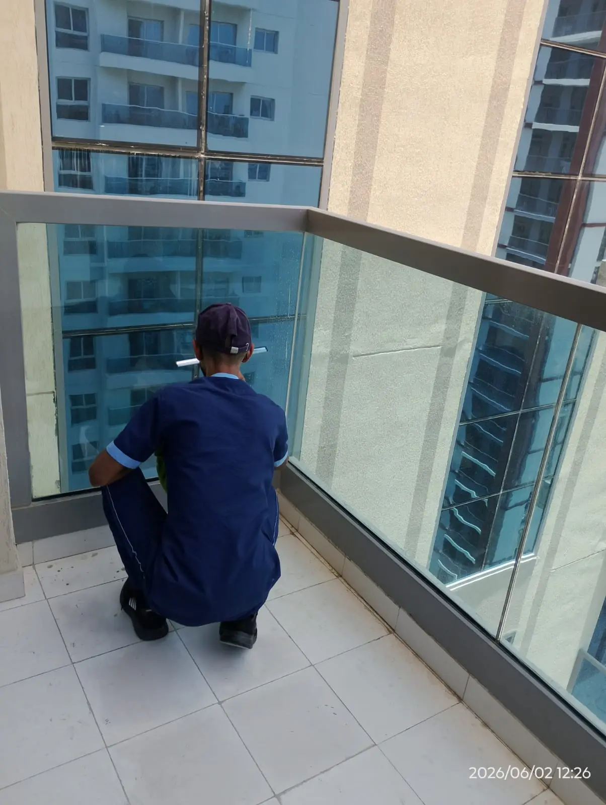 Cleaning team carrying out deep cleaning inside a Dubai home — supporting project view 3